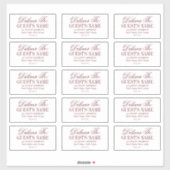 結婚式ゲスト宛先ラベル シール (シート)