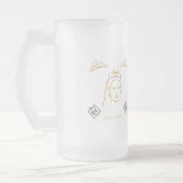結婚式スタイル フロストグラスビールジョッキ
