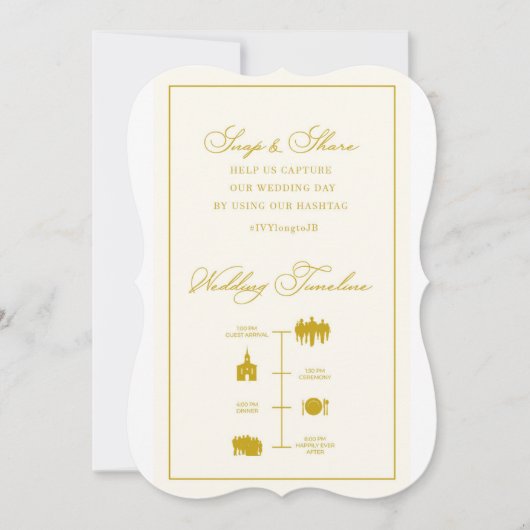 結婚式タイムライン (正面)