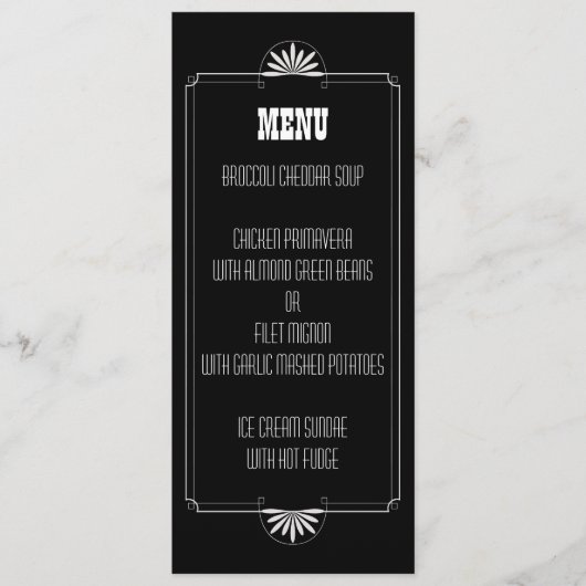 結婚式チケット 招待状 メニュー (正面)