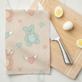 結婚式テディ キッチンタオル (四つ折り)