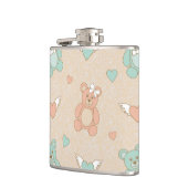 結婚式テディ フラスク (左)