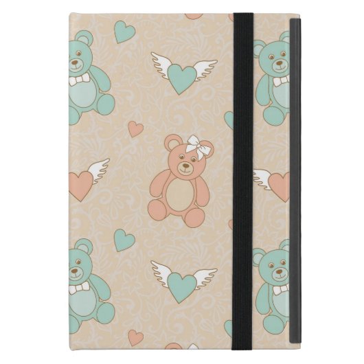 結婚式テディ iPad MINI ケース (正面(閉時))