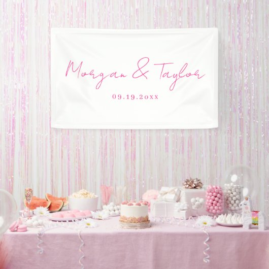 結婚式テーブルサイン オーダーメイドタペストリー壁掛け 横断幕 (パーティー)