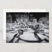 結婚式テーブルセッティング 招待状 (正面/裏面)