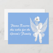 結婚式テーブルプレイスカード 招待状 (正面/裏面)