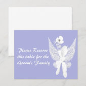 結婚式テーブルプレイスカード 招待状 (正面/裏面)