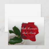 結婚式テーブルプレイスカード 招待状 (正面/裏面)