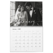 結婚式フォトカレンダー カレンダー (1月 2027)