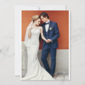 結婚式フォトギフトカード サンクスカード サンキューカード (裏面)