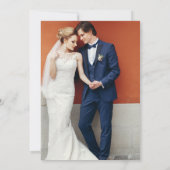 結婚式フォトサンクスカード サンキューカード (裏面)