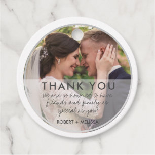 結婚式フォトサンクスギフト  フェイバータグ