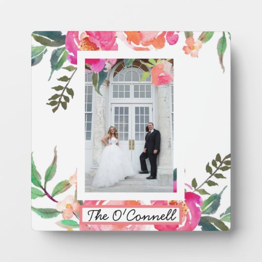 結婚式フレーム フォトプラーク (正面)