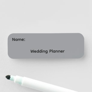 結婚式プランナーマグネティック名札 名札