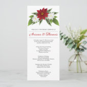 結婚式プログラムテンプレート 招待状 (スタンド正面)