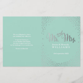 結婚式プログラムミニ銀紙吹雪造幣局