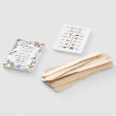  結婚式プログラム  ハンドファン (組立なし)