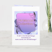 結婚式プログラム(写真とのBifoldデザイン) プログラム (裏面)