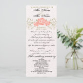 結婚式プログラム 招待状 (スタンド正面)