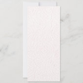 結婚式プログラム 招待状 (裏面)