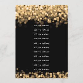 結婚式プログラム 挿入 ゴールド ライト プログラム