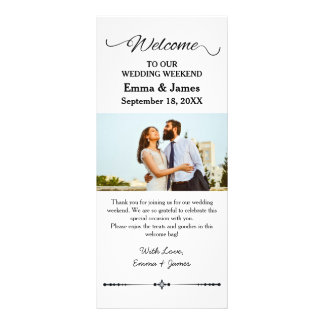 結婚式ホテルウェルカムバッグ挿入用ラックカード ラックカード