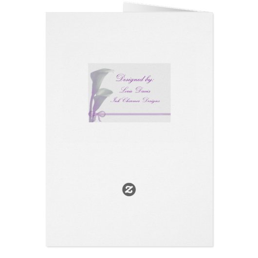 結婚式メニュー (裏面)