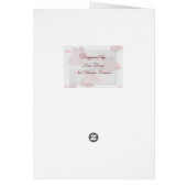 結婚式メニュー (裏面)