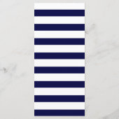 結婚式メニュー エレガントなカリグラフィー ネイビーブルー メニュー (裏面)