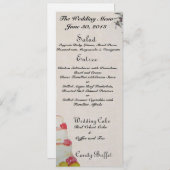 結婚式メニュー メニュー (正面/裏面)