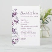 結婚式メニュー-桜 メニュー (スタンド正面)