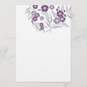 結婚式メニュー-桜 メニュー (裏面)