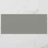 結婚式メニュー-灰色 メニュー (裏面)