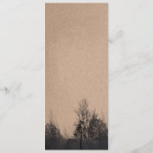 結婚式メニュー 秋のクラフト紙 メニュー (裏面)