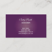 結婚式メーカー 名刺 (裏面)