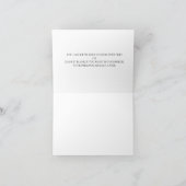 結婚式モダンのサンキューカードをベンダーに カード (内部)