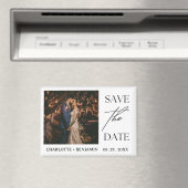 結婚式ユニークの日付の保存 マグネット (インサイチュ (食洗機))