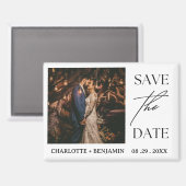 結婚式ユニークの日付の保存 マグネット (正面/裏面)