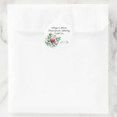 結婚式ラッピングステッカー ラウンドシール (バッグ)