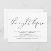 結婚式リハーサルディナーの前夜 ポストカード (正面/裏面)