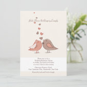 結婚式リハーサルディナーの招待状 招待状 (スタンド正面)