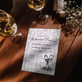 結婚式リハーサルディナー ワインボトル 木製 招待状