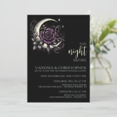 結婚式リハーサル前の紫の薔薇の月夜 招待状 (スタンド正面)