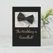 結婚式中止のお知らせ 案内状 (スタンド正面)