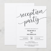 結婚式二次会 招待状 (正面/裏面)