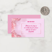 結婚式出席者への御礼カード ノートカード (正面/裏面インサイチュ)