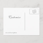 結婚式出欠カード インビテーションポストカード (裏面)