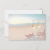 結婚式出欠確認カード - 乗船確認チケット 出欠カード (裏面)