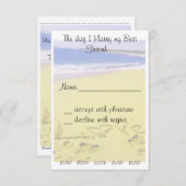 結婚式出欠確認 出欠カード (正面/裏面)