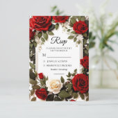 結婚式出欠確認 出欠カード (スタンド正面)